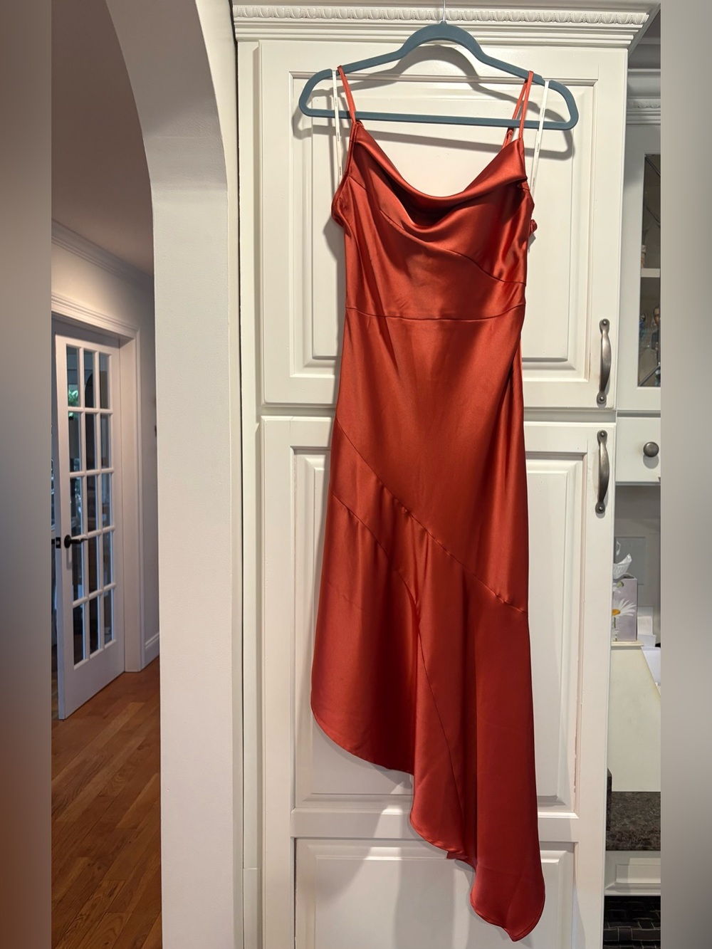 Forever 21 Satin Dress - Rust Color